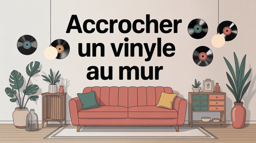 accrocher vinyl mur sans l’abîmer illustration déco