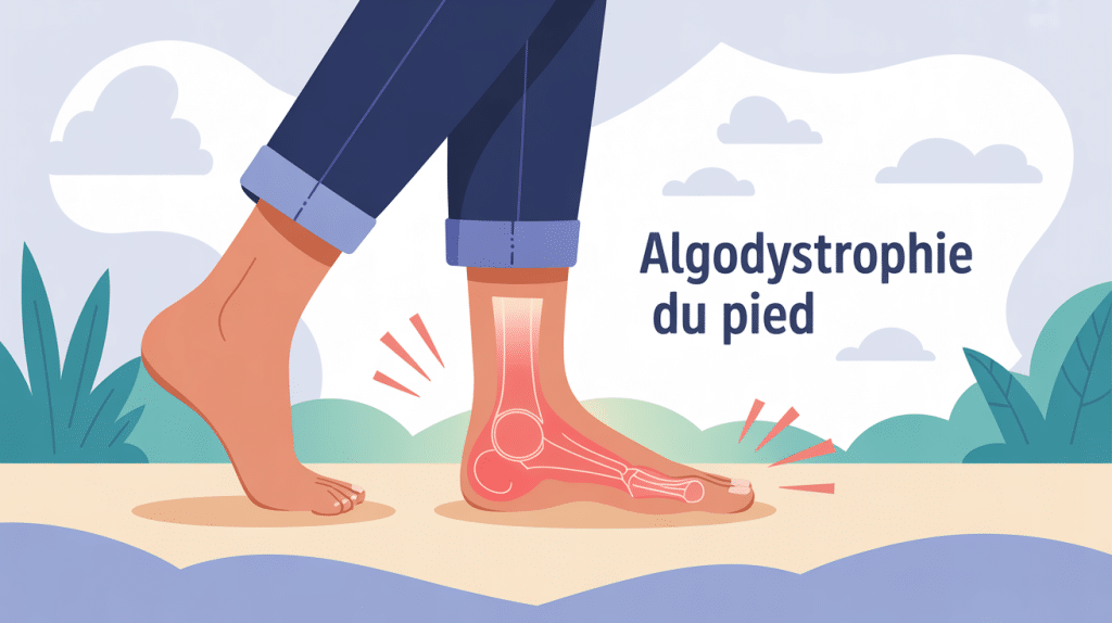 algodystrophie pied : peut-on marcher image informative