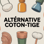 alternative coton tige illustration zéro déchet moderne