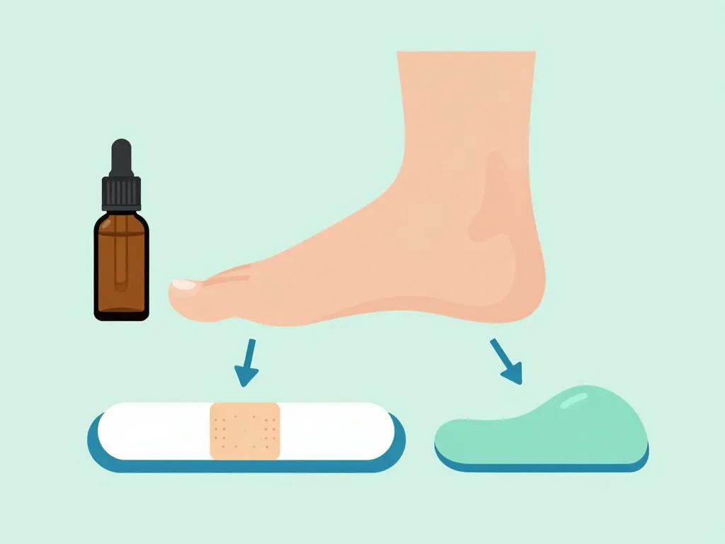 application huile essentielle tea tree pour cors au pied