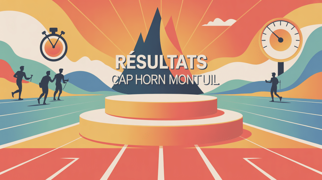cap horn montreuil résultat podium sportif et chronomètre
