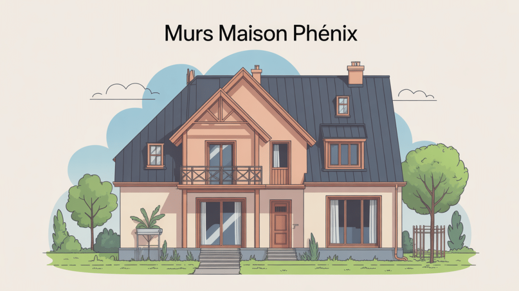 composition des murs maison phenix en coupe schéma rénovation