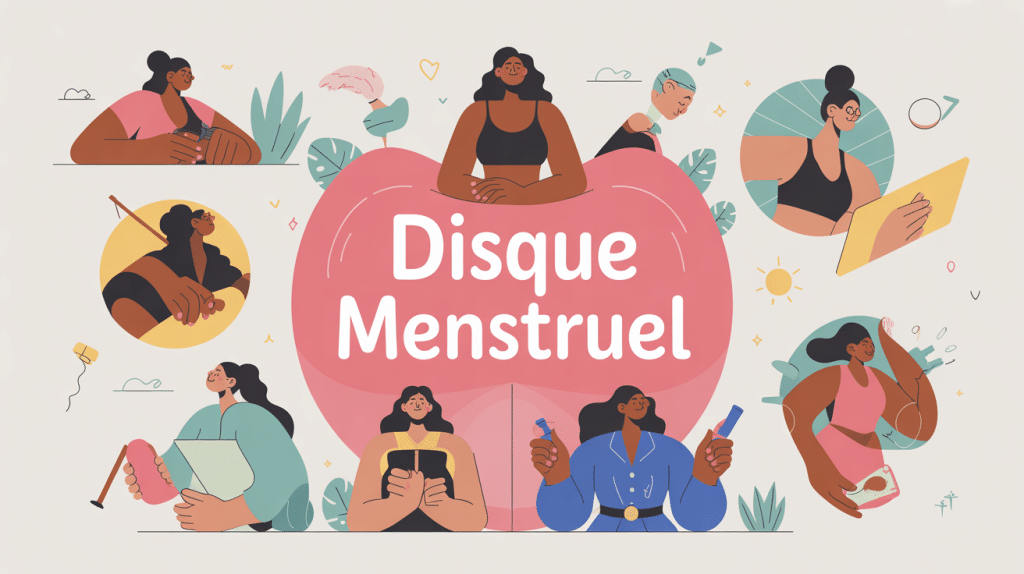 illustration disque menstruel avis femmes activités
