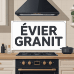évier granit inconvénient visuel design cuisine
