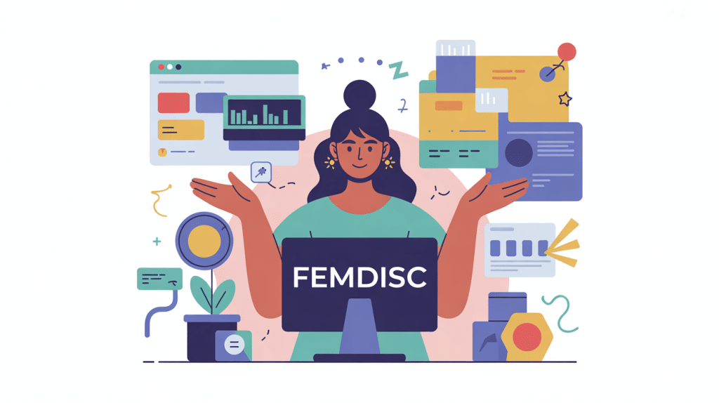 Femdisc avis image concept formation émancipation femmes