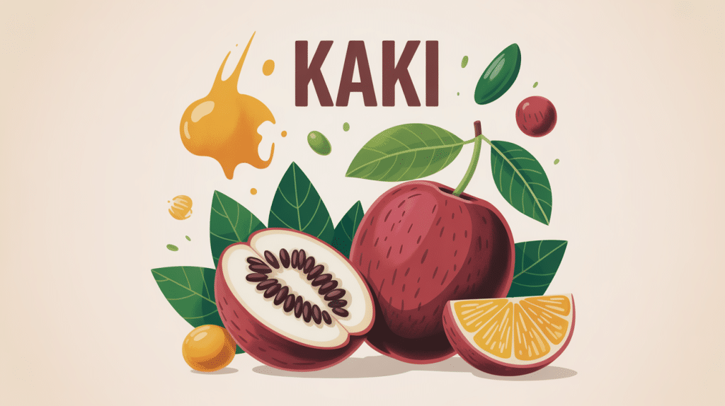 image du fruit kaki danger, bienfaits et risques