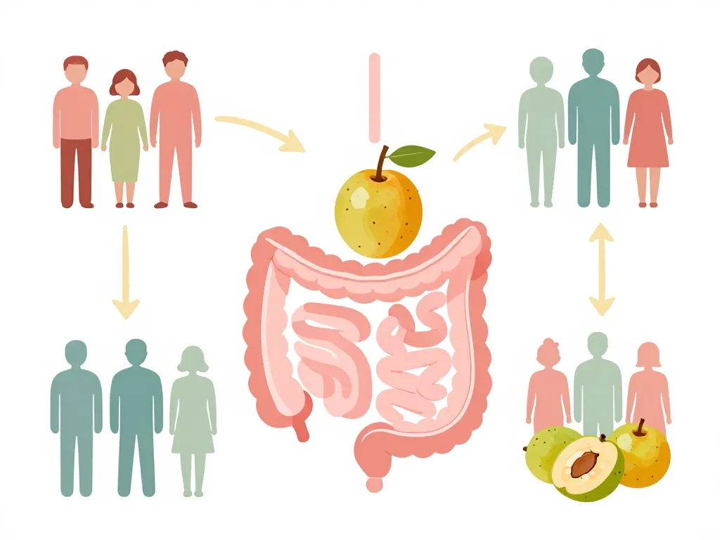 schéma fruit kaki danger système digestif