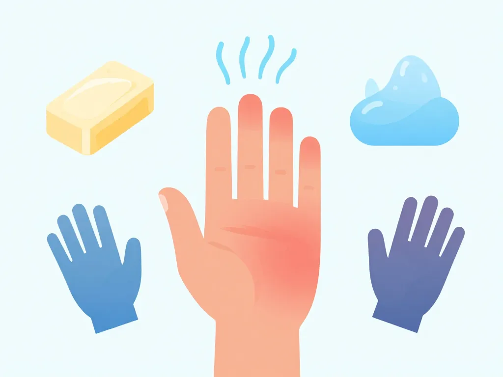 gratter la main droite dermatologie et facteurs