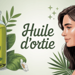 huile d ortie illustration bienfaits cheveux peau cuir chevelu