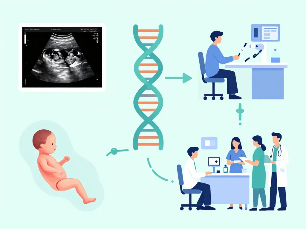 diagramme diagnostic génétique maladie génétique acheiropodie sante2fer