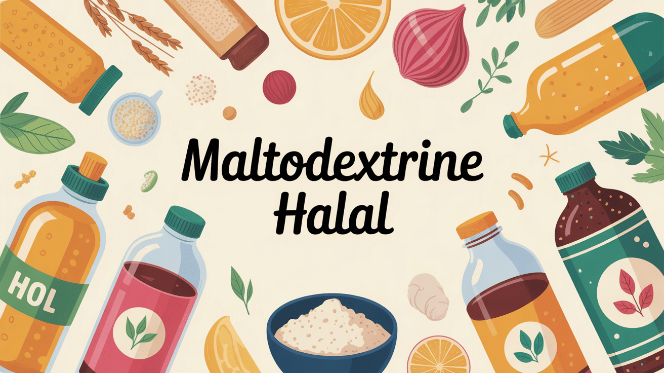 illustration maltodextrine halal boissons et compléments