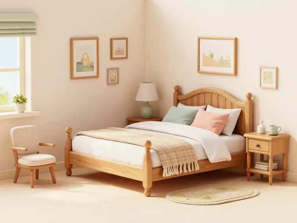 chambre style cottage anglais mobilier cosy