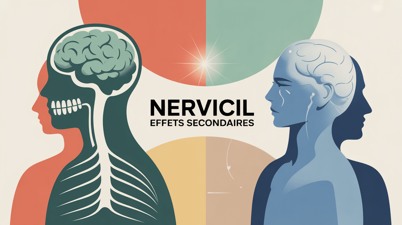 Nervicil effets secondaires illustration santé épurée