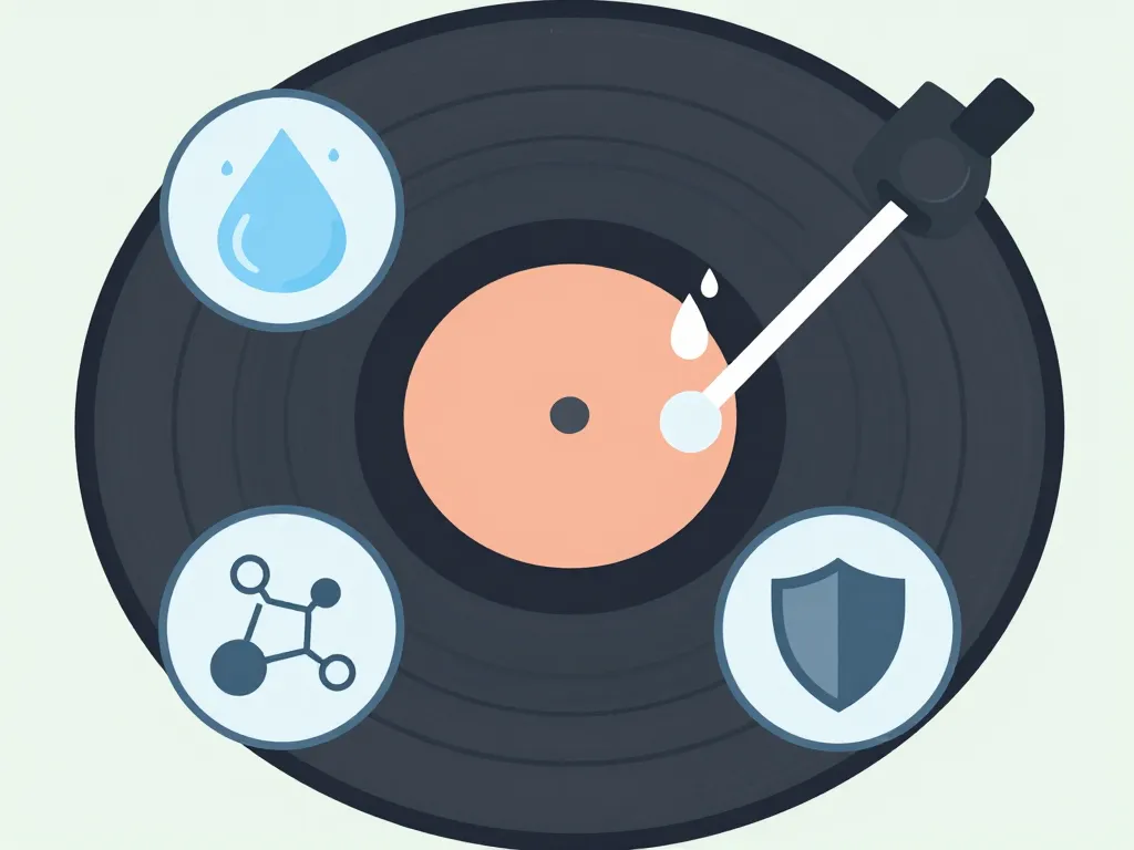 nettoyer vinyle vinaigre blanc effets vinaigre sur disque