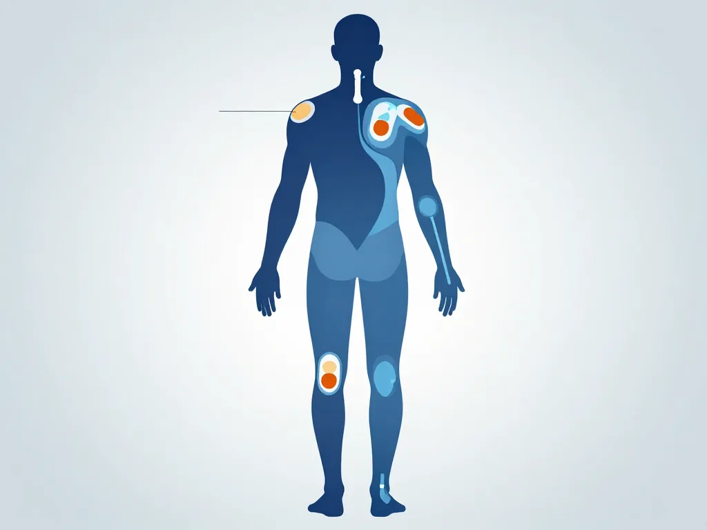 zones où placer les électrodes tens selon la partie du corps