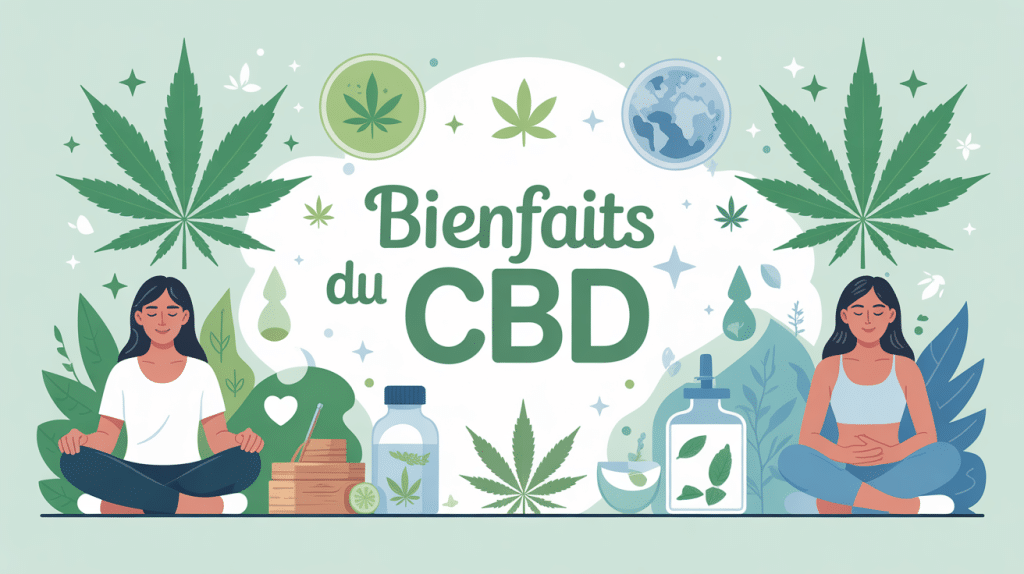 papatilleul.fr bienfaits cbd illustration bien-être détente sommeil douleur