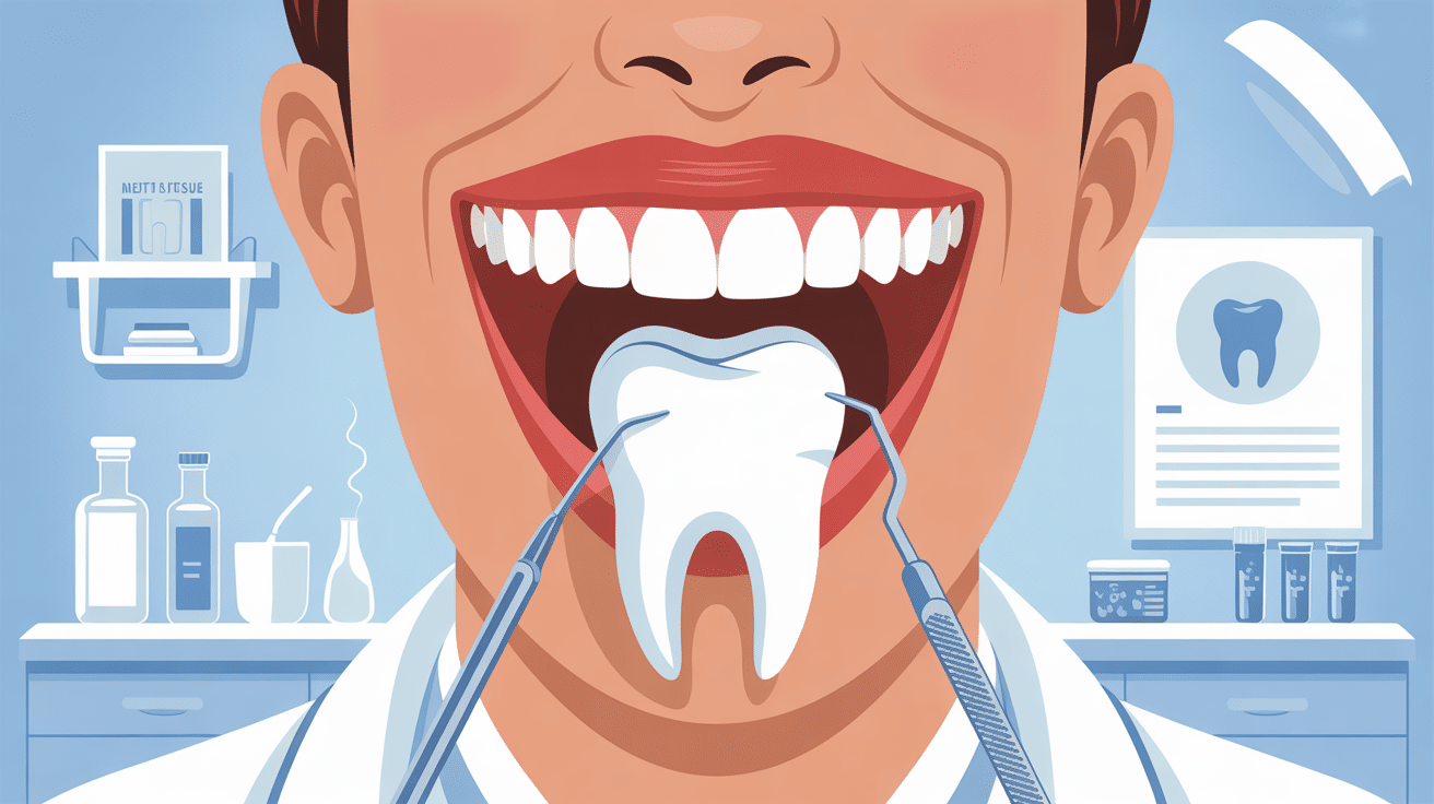 peut-on arracher une dent infectée, extraction dent sécurisée illustration professionnelle