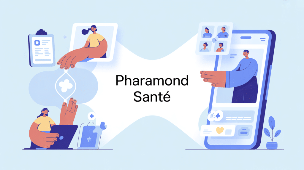 pharamond santé illustration univers santé accompagnement