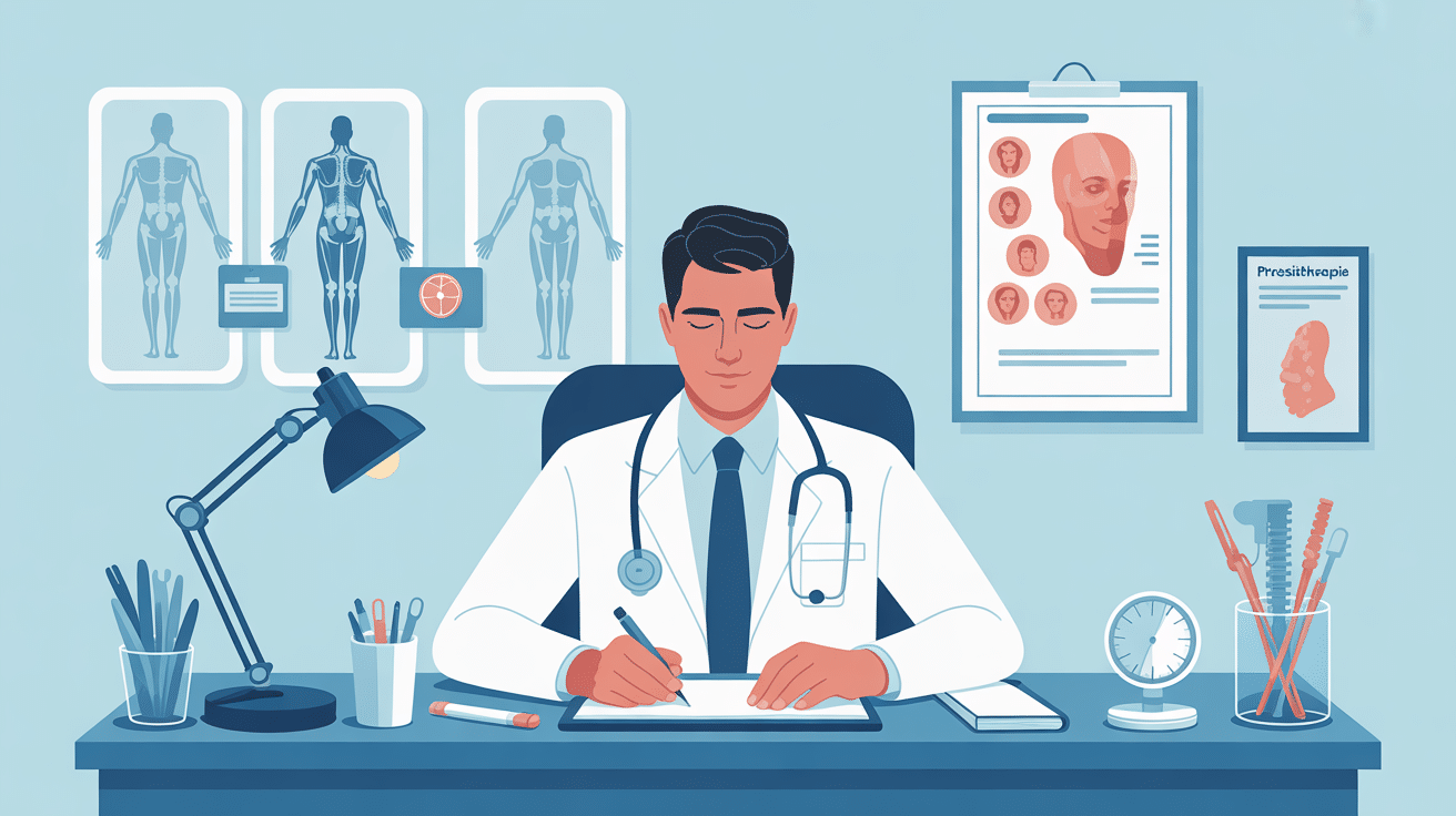 prescription kiné exemple illustration ordonnance conforme