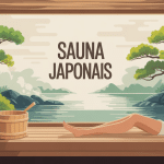 sauna japonais traditionnel bois zen vapeur