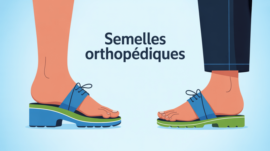 semelles orthopédiques douleurs musculaires pieds jambes soulagement