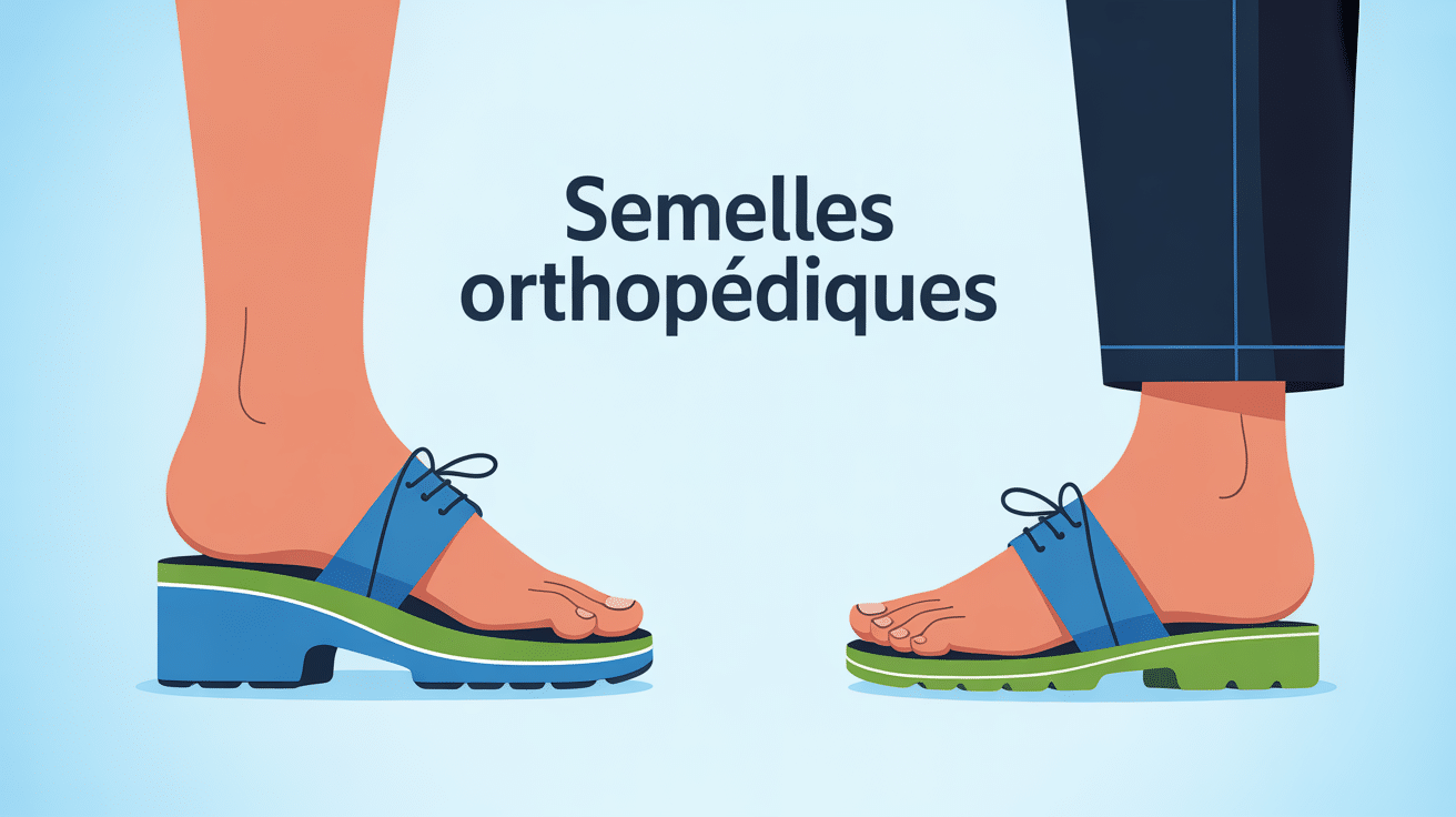 semelles orthopédiques douleurs musculaires pieds jambes soulagement