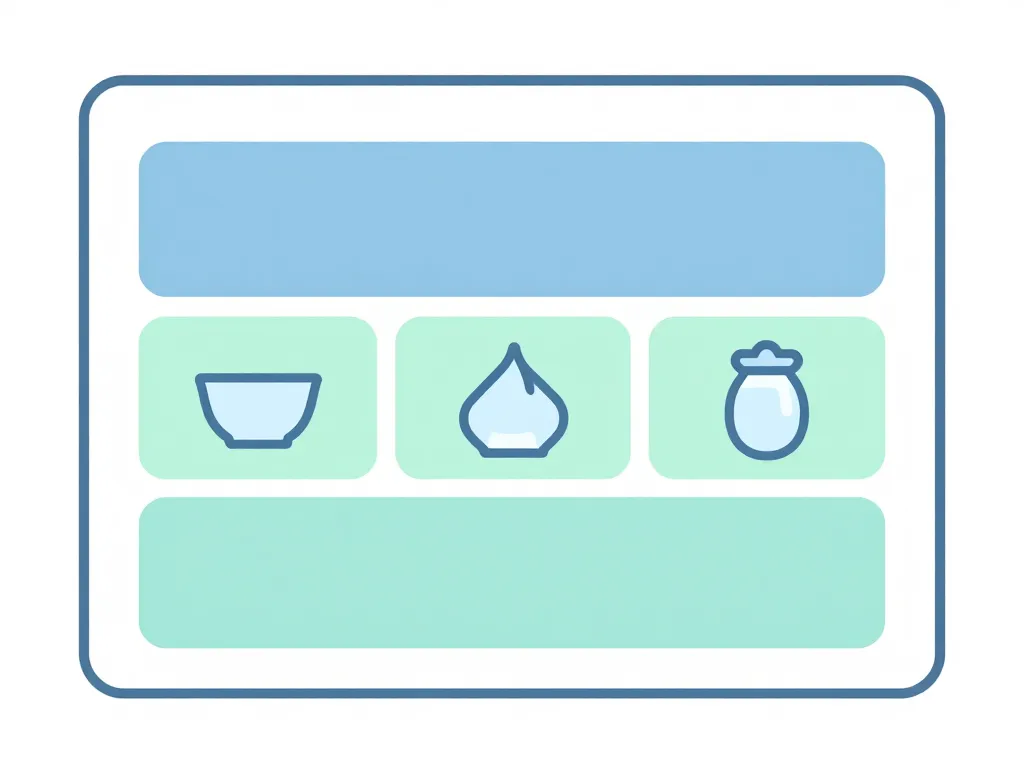 Diagramme symbole bac à détergent machine à laver calgon repérage visuel