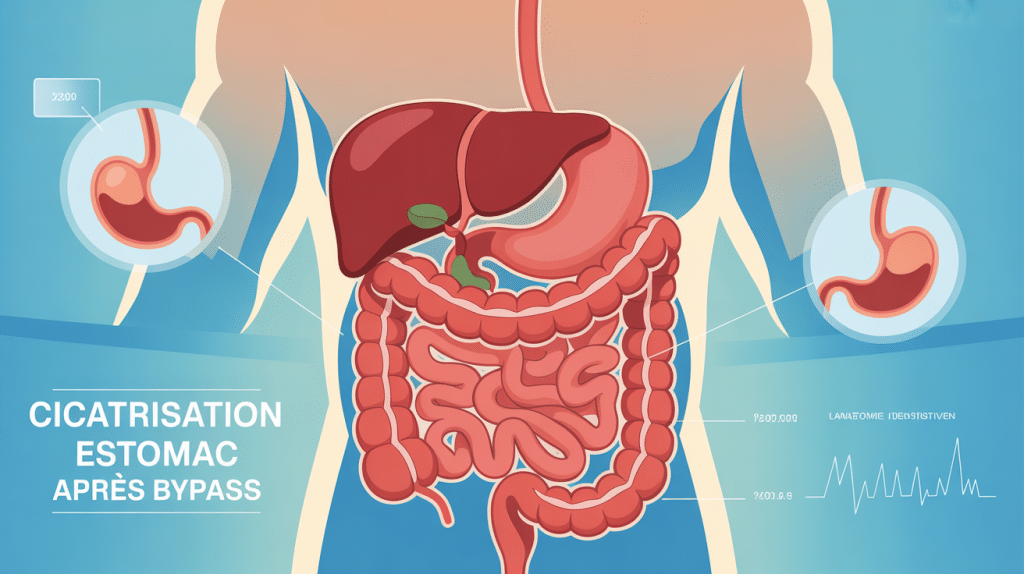 processus temps de cicatrisation estomac après bypass anatomie digestive