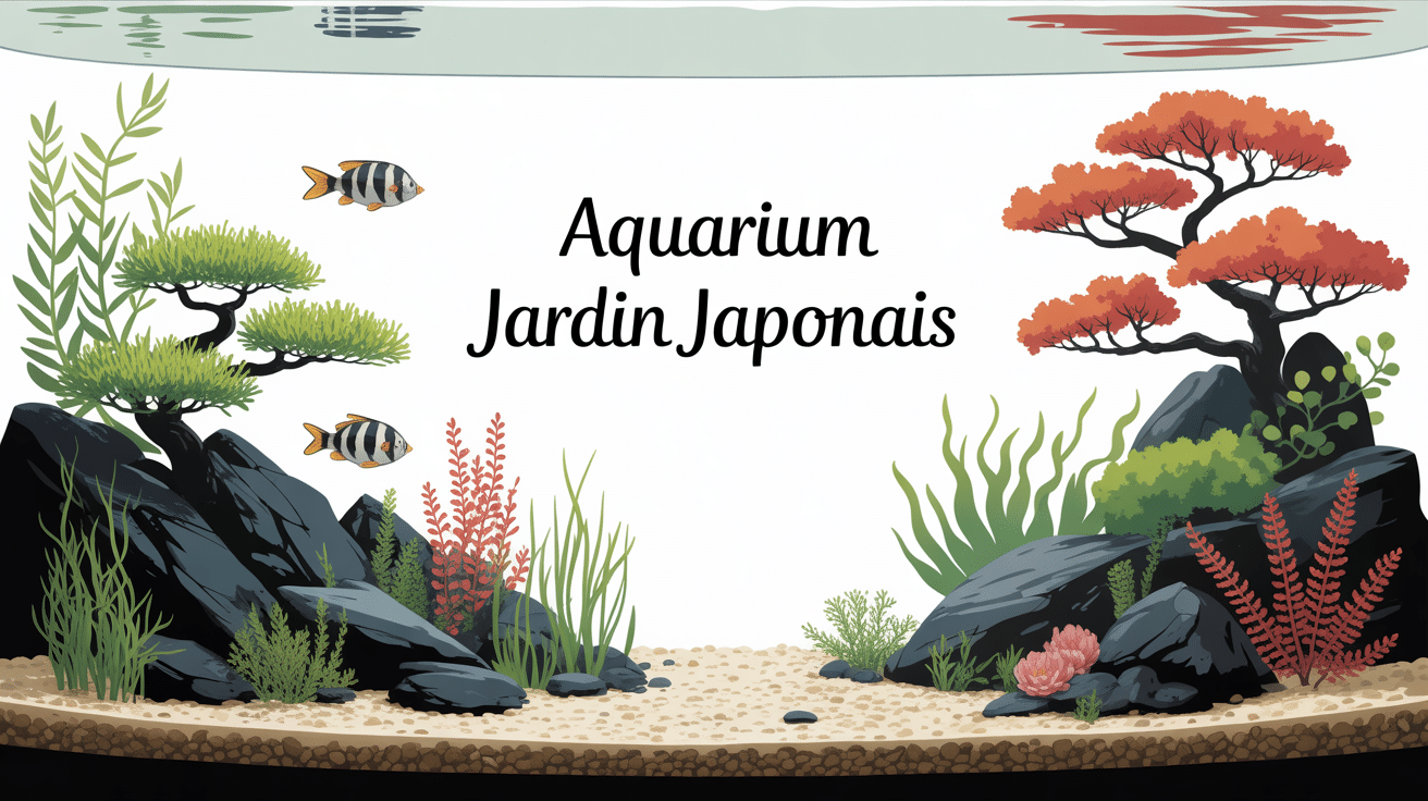 transformer un aquarium en jardin japonais ambiance zen