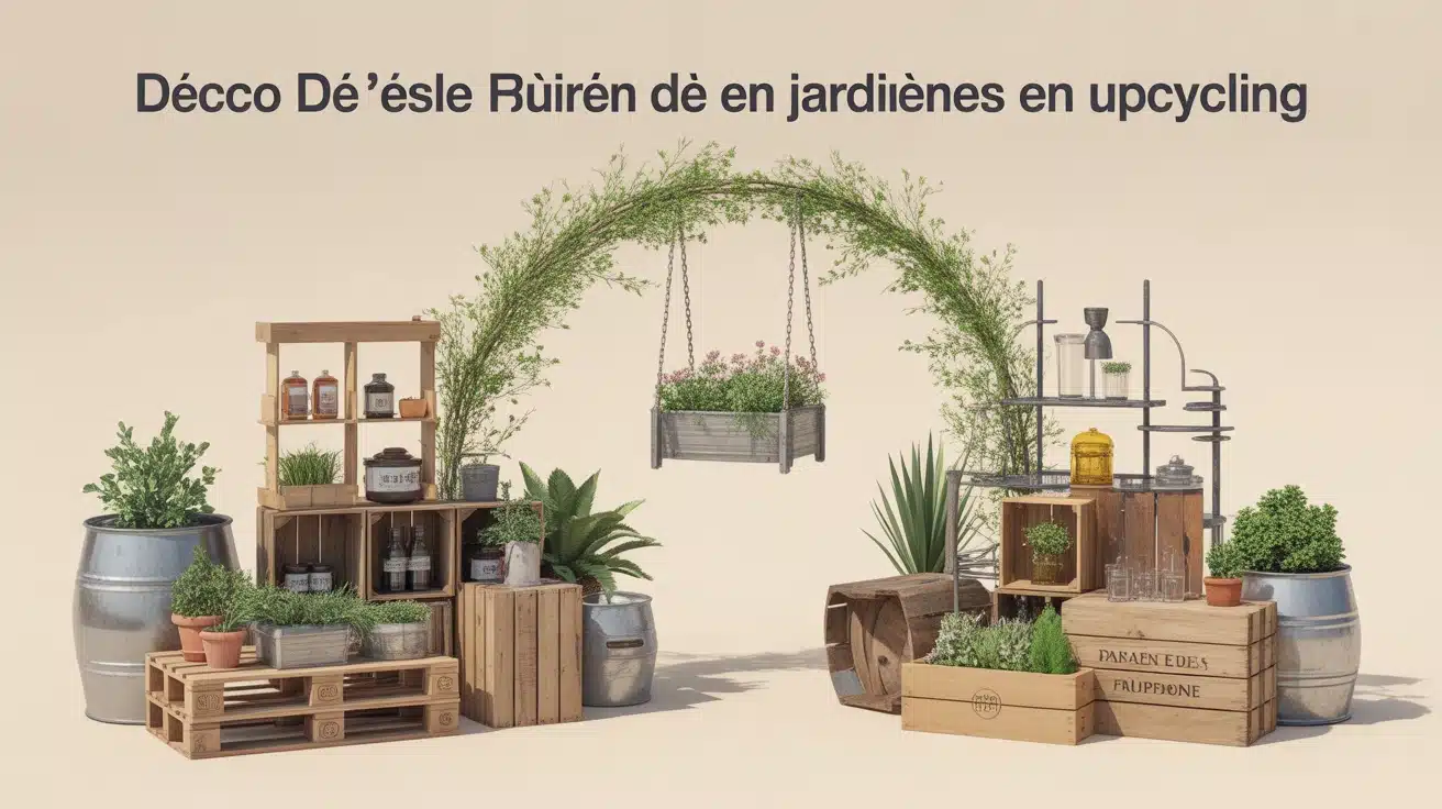 Déco de jardin en upcycling : objets récupérés