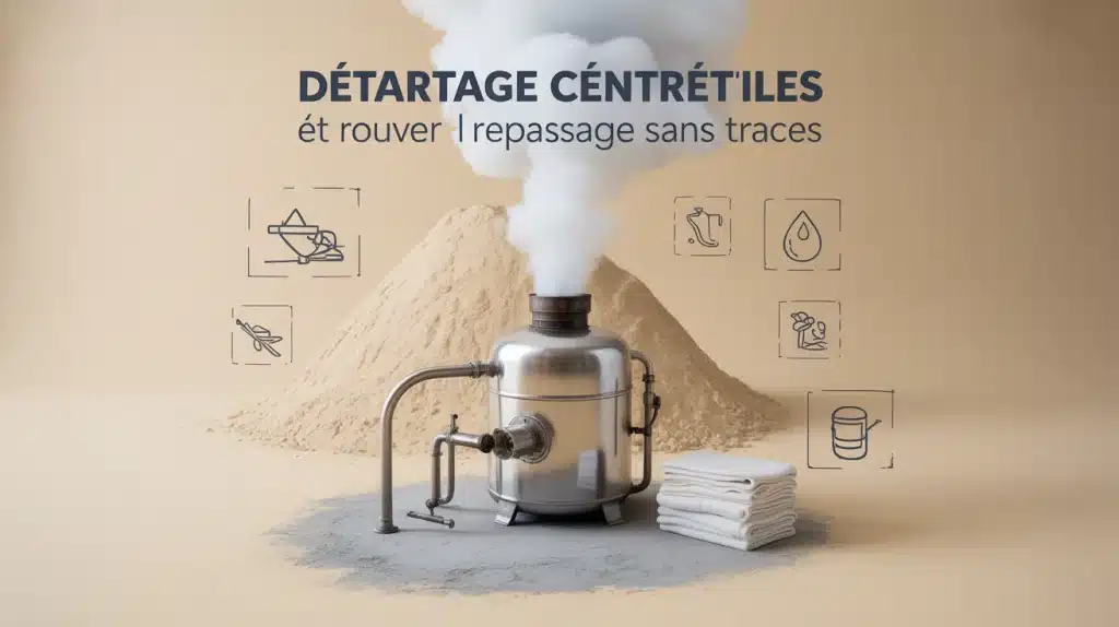 détartrage centrale vapeur pour éliminer le calcaire