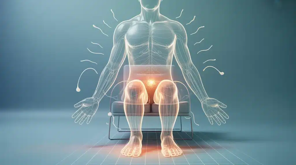 Drainage lymphatique apaisant à domicile, jambes légères