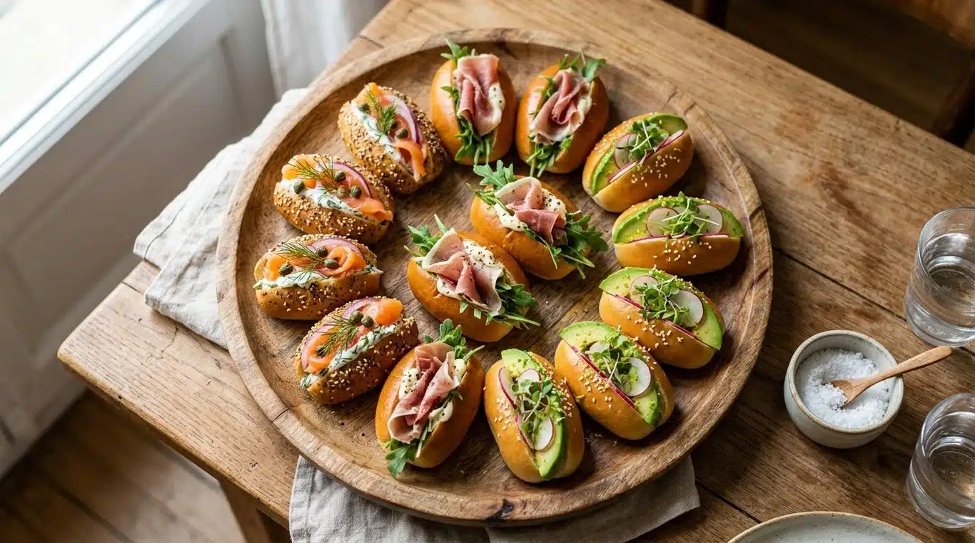 Plateau de navettes apéritives variées et garnies