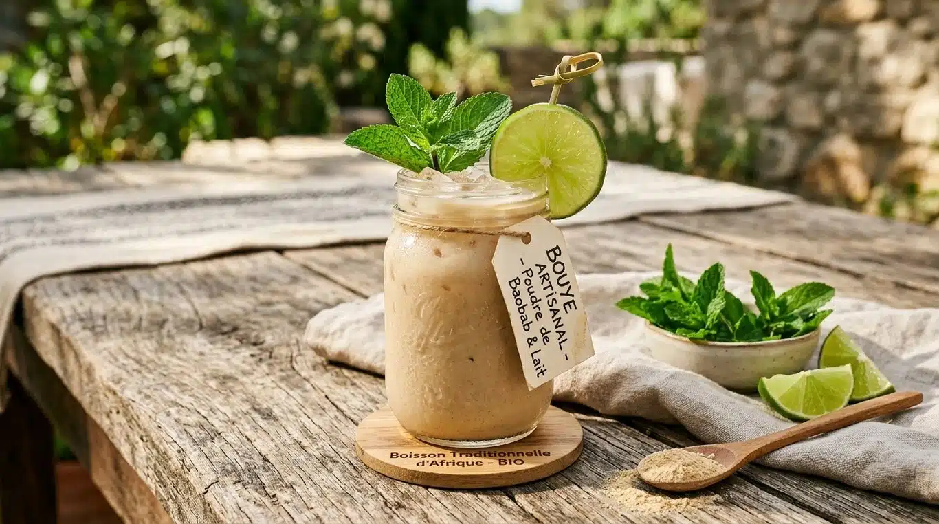 Verre de boisson traditionnelle Bouye au baobab