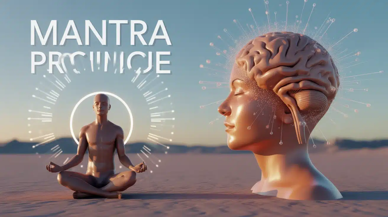 Illustration mantra positif au réveil, sérénité