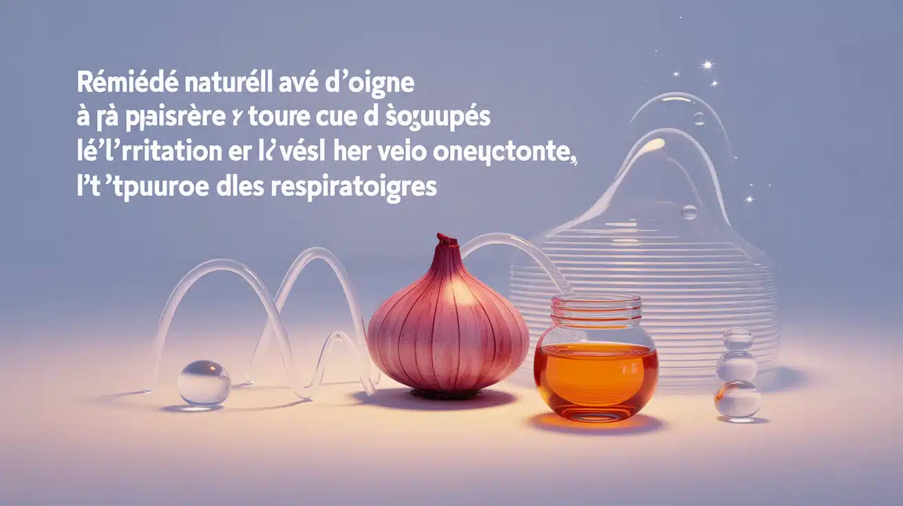 Sirop d’oignon pour toux sèche nocturne apaisée