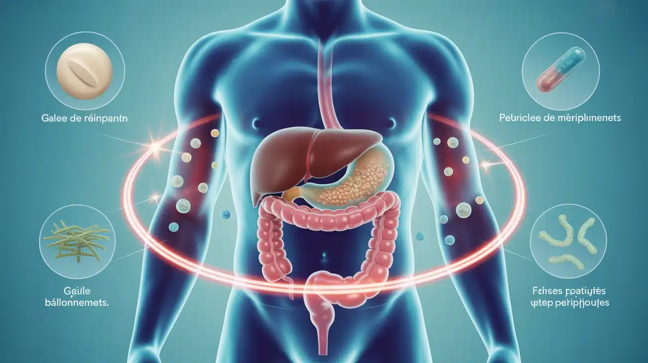 ventre plat, microbiote équilibré et ballonnements réduits
