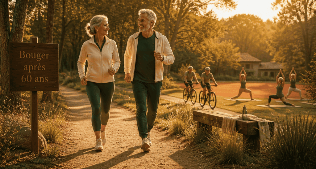 combien d heures de sport par semaine apres 60 ans seniors actifs forêt