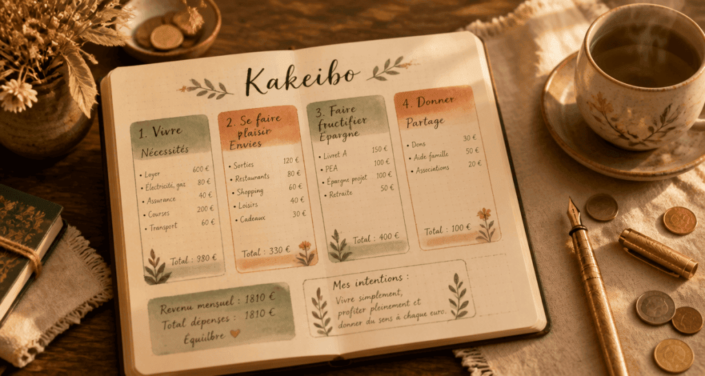 kakeibo carnet méthode japonaise
