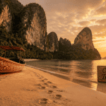 meilleur endroit thailande barque plage dorée