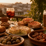 recette des tapas espagnol sur table rustique