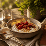 regime au fromage blanc bol fromage blanc fruits amandes