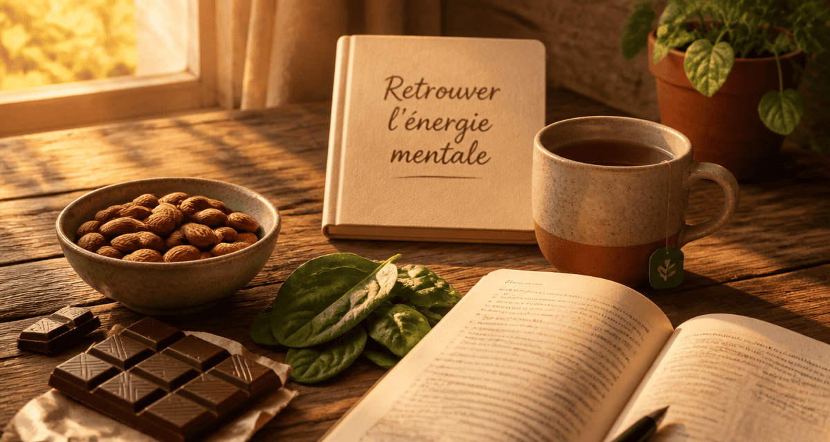 retrouver de l energie mentale avec aliments et détente