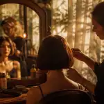 coiffure de star carré bob miroir