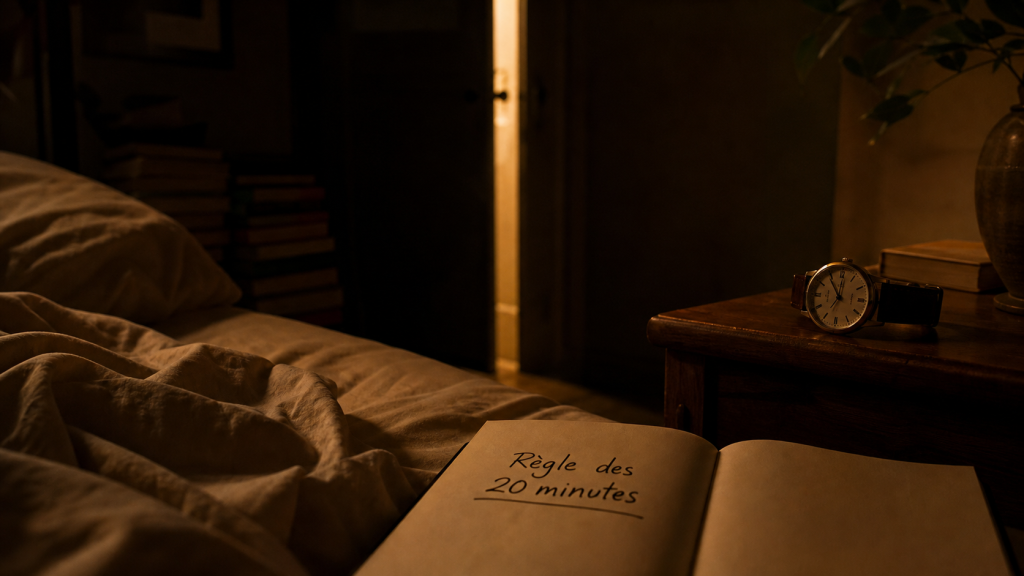 Comment faire pour dormir quand on y arrive pas : insomnie, règle des 20 minutes et montre près de minuit
