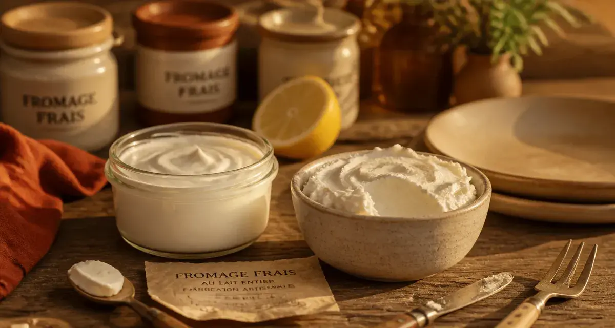 Fromage blanc ou fromage frais : textures en pots