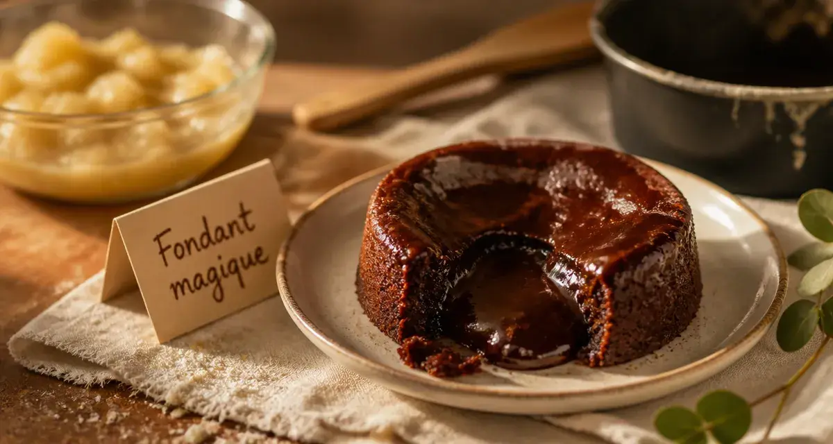 Gâteaux sans farine et sans œuf : fondant chocolat moelleux, centre tremblant