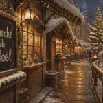 Marché de noel tarbes : chalets en bois et patinoire