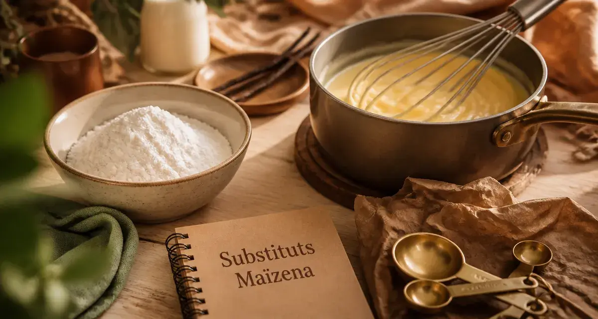 Par quoi remplacer la maïzena : alternatives et dosages précis