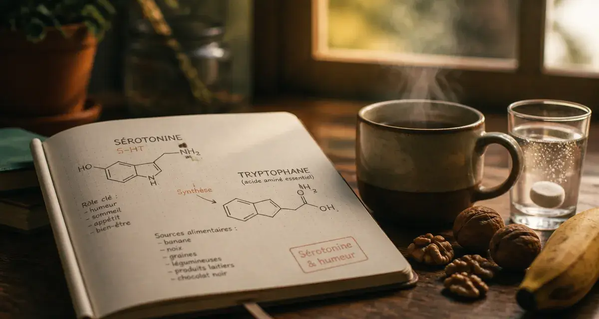 Qu est ce que la serotonine : carnet sur tryptophane et humeur, thé et banane